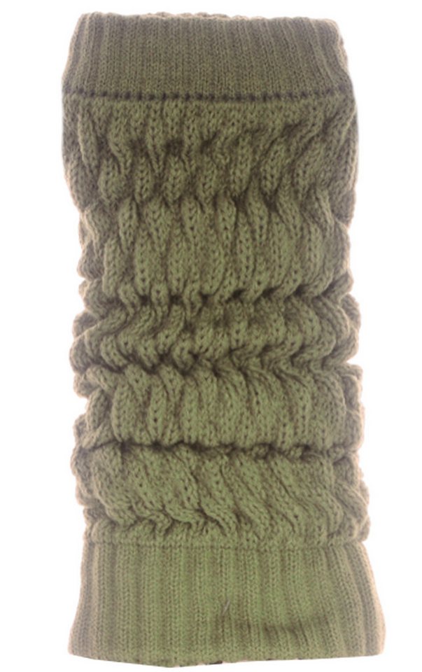 Martinex Beinstulpen Beinwärmer Damen Strickstulpen Legwarmer leg Warmers gesrickt in verschiedenen Farben, creme, weiß, schwarz, beige, rosa, grau von Martinex