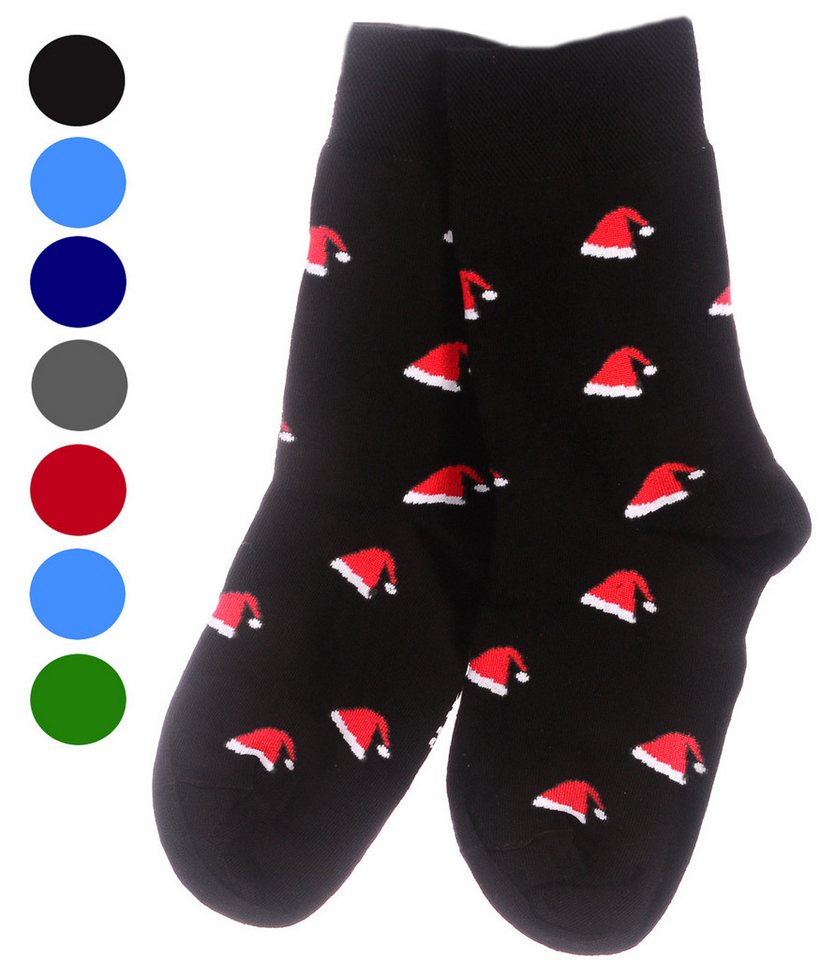 Martinex Socken 1 Paar Socken Strümpfe 35 38 39 42 43 46 Weihnachtssocken schön, bunt, weihnachtlich von Martinex