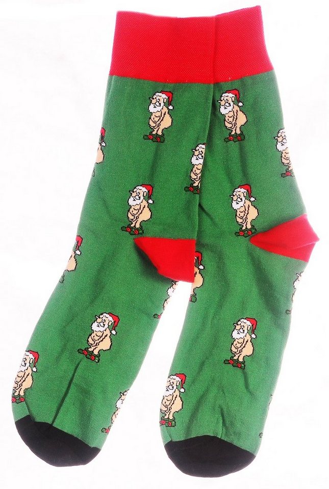 Martinex Socken 1 Paar Socken lustige Strümpfe Damen Herren Kinder Weihnachtssocken von Martinex