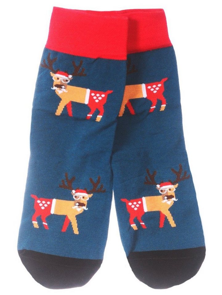 Martinex Socken Freizeitsocken 1 Paar Socken Strümpfe 35 38 39 42 43 46 Weihnachtssocken, festlich, weihnachtlich, für die ganze Familie von Martinex