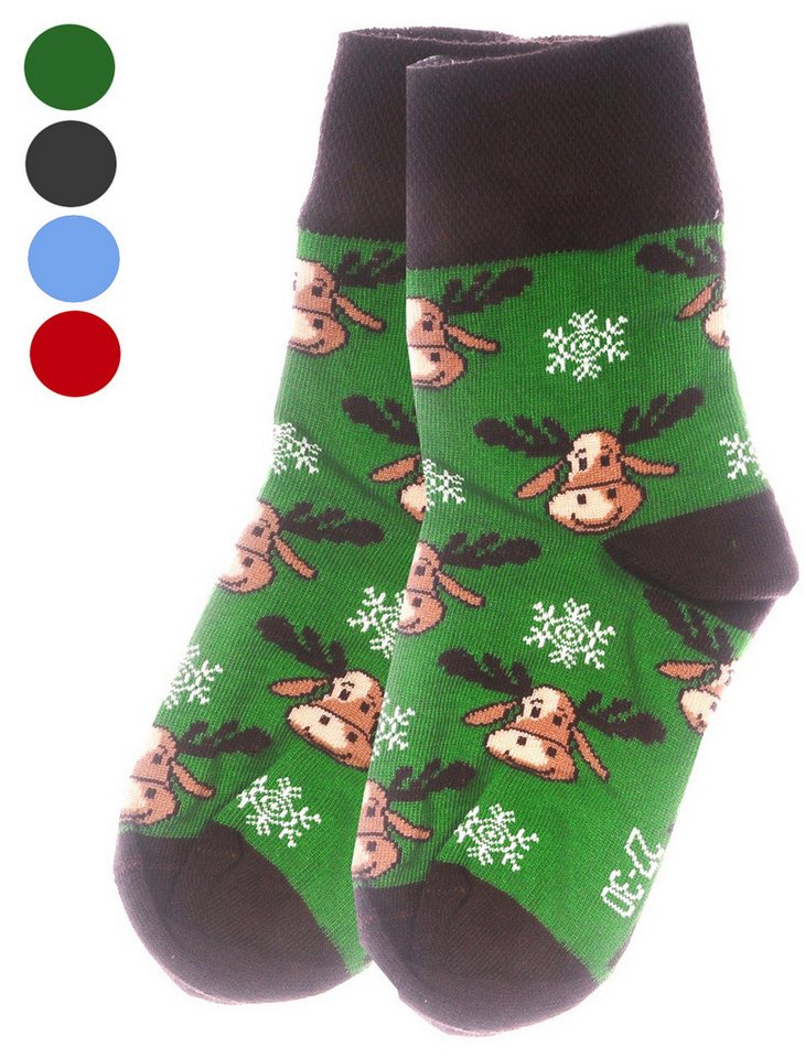 Martinex Socken Socken Freizeitsocken 1 Paar Socken Strümpfe 35 38 39 42 43 46 Weihnachtssocken, festlich, weihnachtlich, für die ganze Familie von Martinex