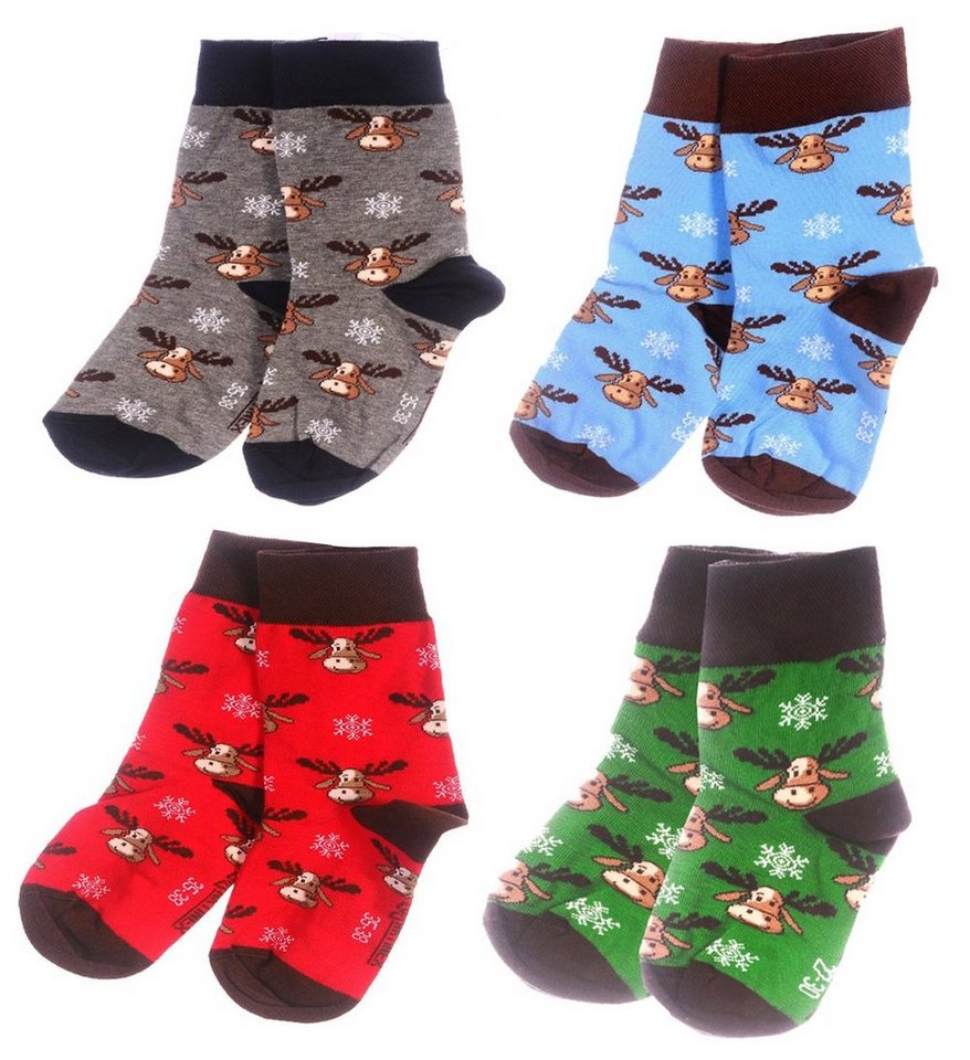 Martinex Socken Socken Freizeitsocken 1 Paar Socken Strümpfe 35 38 39 42 43 46 Weihnachtssocken, festlich, weihnachtlich, für die ganze Familie von Martinex