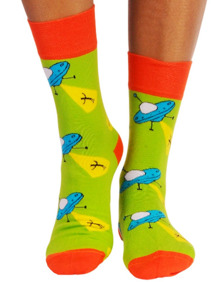 Martinex Socken Socken bunte socks Strümpfe in grün gemustert elastisch, weich, 34 35 36 37 38 39 40 41 42 43 44 45 46 von Martinex