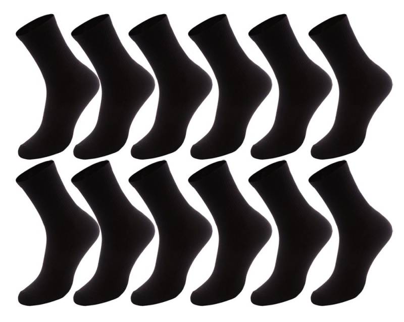 Martinex Socken Socken für Damen und Herren Frottee Sohle Bündchen gerippt 5er oder 6er Pack passen bei Größen 38 39 40 41 42 43 von Martinex