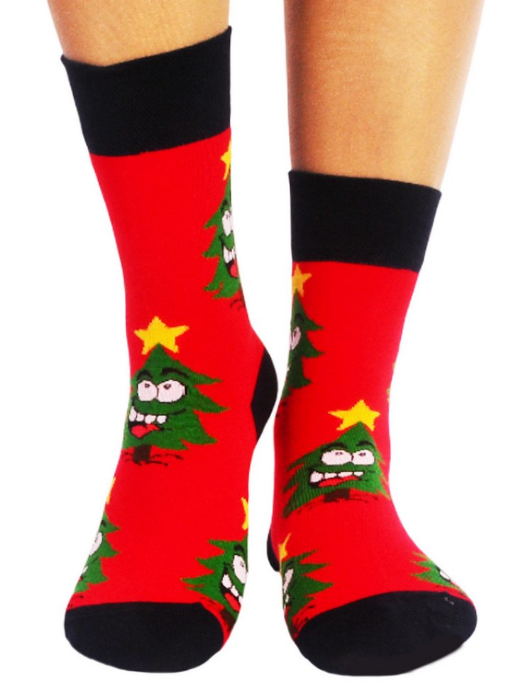 Martinex Socken Weihnachssocken weihnachtlich socks Strümpfe unisex (für Kinder, Damen und Herren) 1 Paar,27 28 29 30 31 32 33 34 35 36 37 38 39 40 41 42 43 44 45 46 von Martinex