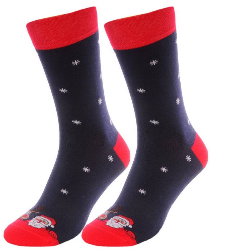 Martinex Socken Weihnachtssocken Strümpfe für Damen Herren Kinder socks weihnachtlich elastisch, weich, 35 36 37 38 39 40 41 42 43 44 45 von Martinex
