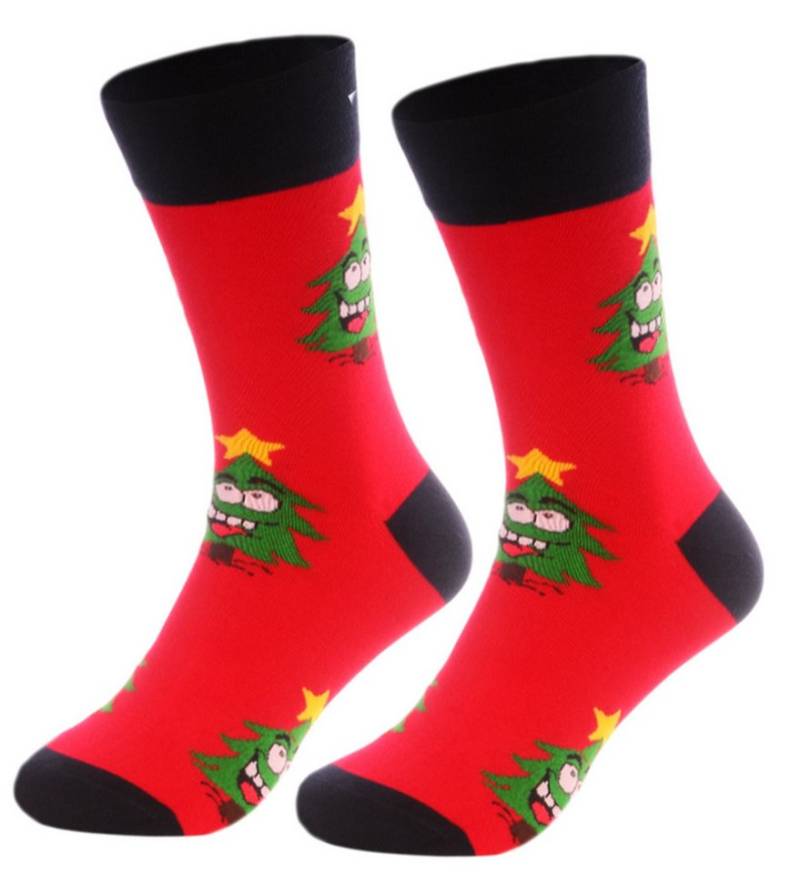Martinex Socken Weihnachtssocken Strümpfe für Damen Herren Kinder socks weihnachtlich elastisch, weich, 35 36 37 38 39 40 41 42 43 44 45 von Martinex