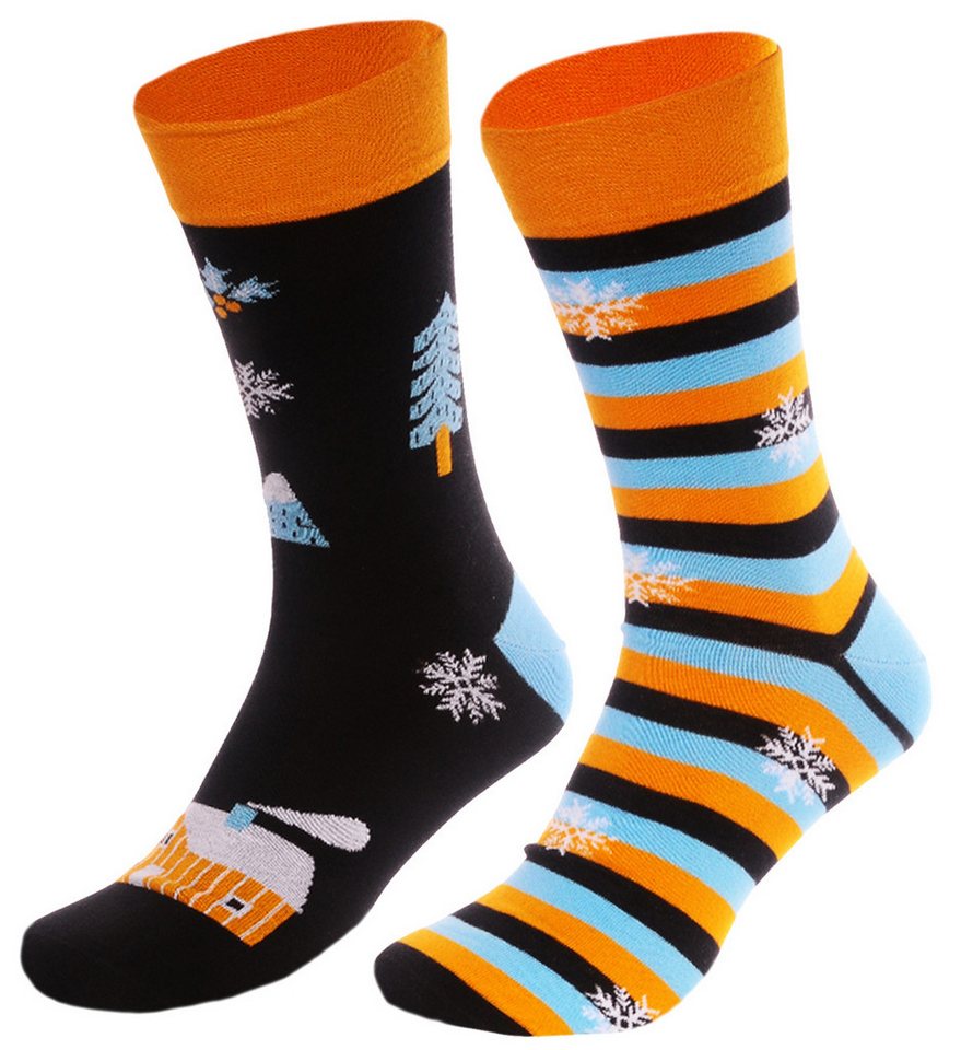 Martinex Socken Weihnachtssocken Strümpfe für Damen Herren Kinder socks weihnachtlich elastisch, weich, 35 36 37 38 39 40 41 42 43 44 45 von Martinex