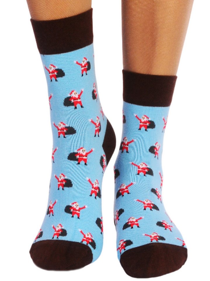 Martinex Socken Weihnachtssocken weihnachtliche Strümpfe socks unisex (1 Paar, für Damen, Herren und Kinder) neutral, 35 36 37 38 39 40 41 42 43 44 45 46 von Martinex
