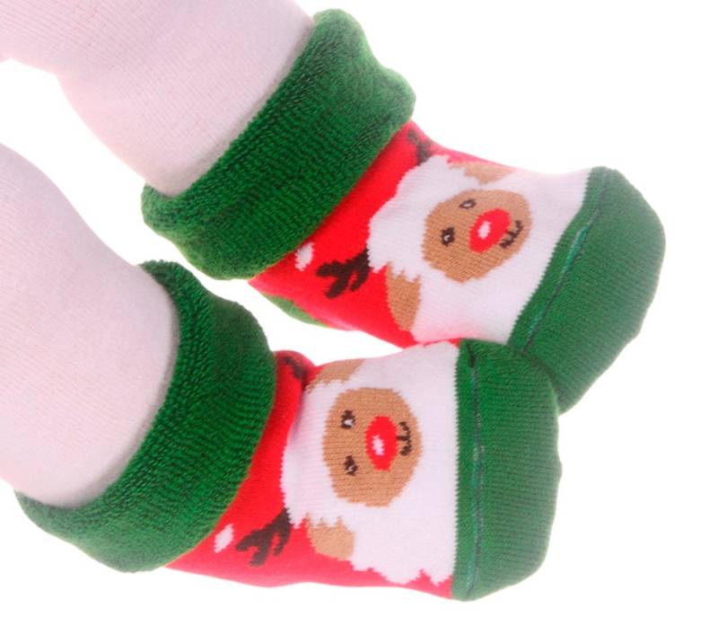 Martinex Thermosocken Socken für Baby Kleinkinder warme Weihnachten ABS Weihnachtssocken von Martinex