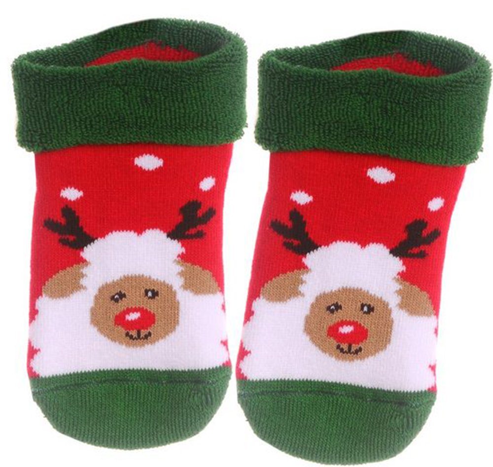 Martinex Thermosocken Socken für Baby und Kinder warme Weihnachtssocken 23 25 27 31 33 35 aus Frottee-Stoff von Martinex