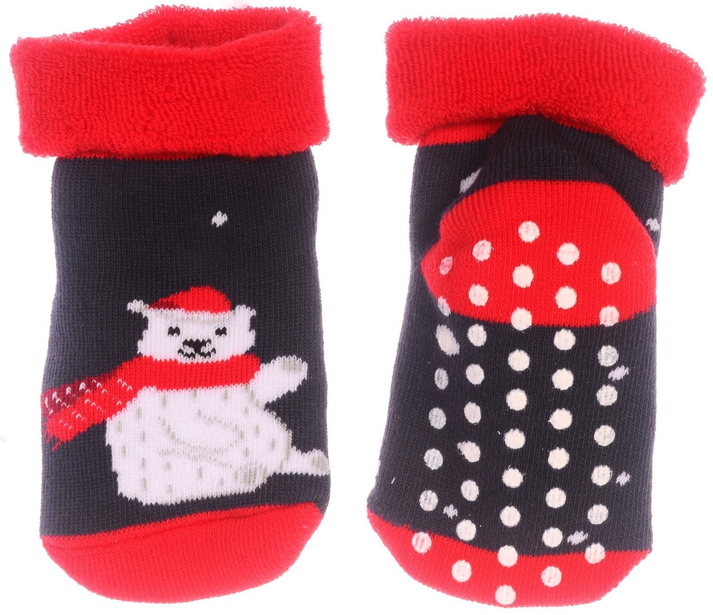 Martinex Thermosocken Socken genoppte Baby Kinder Weihnachtssocken Antirutschsocken 20 23 35 37 29 30 31 34 35 37 von Martinex