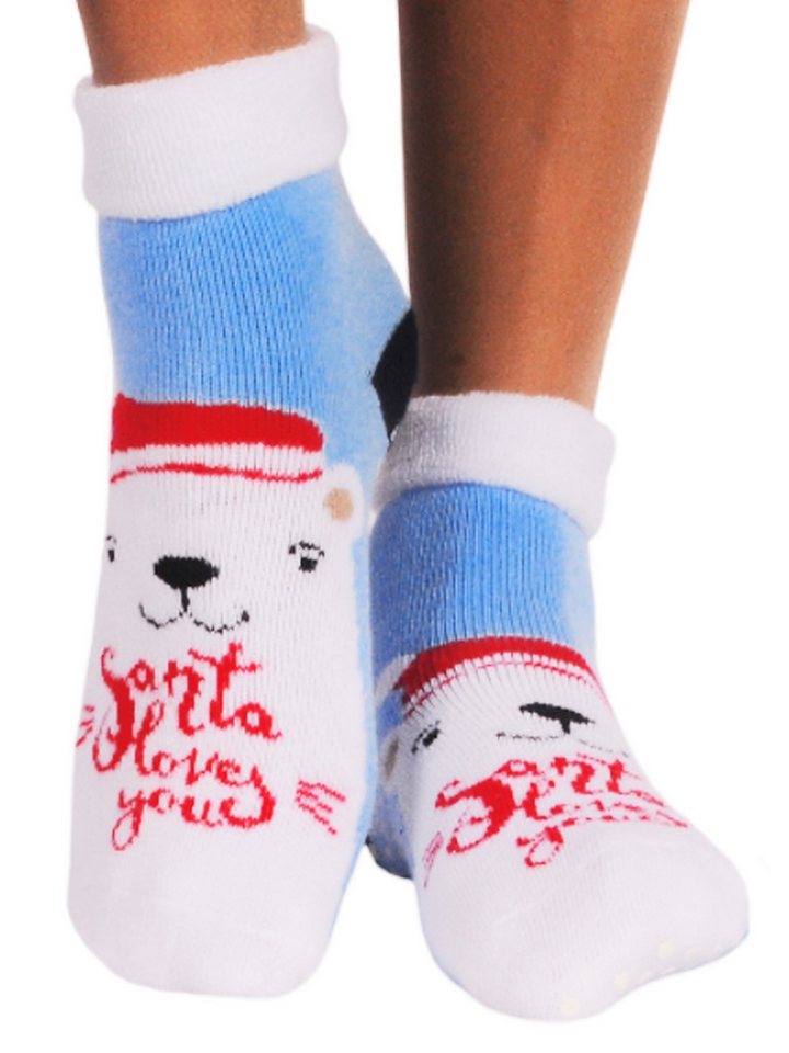 Martinex Thermosocken Socken mit ABS aus Frottee Strümpfe weihnachtlich Weihnachtssocken weihnachtlich, 16 17 18 19 20 21 22 23 24 25 26 27 28 29 30 31 32 von Martinex