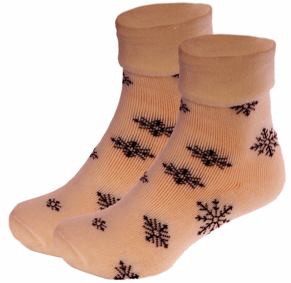 Martinex Thermosocken Weihnachtssocken aus weichem Frottee-Stoff mit Rentieren kuschelig weich, warm, weihnachtlich, 34 35 36 37 38 39 40 41 42 43 von Martinex