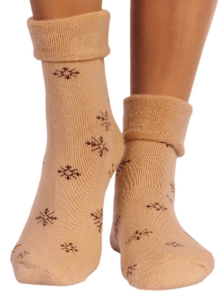Martinex Thermosocken Weihnachtssocken socks Frottee Strümpfe weihnachtlich Socken für Kinder und Damen, 34 35 36 37 38 39 40 41 42 von Martinex