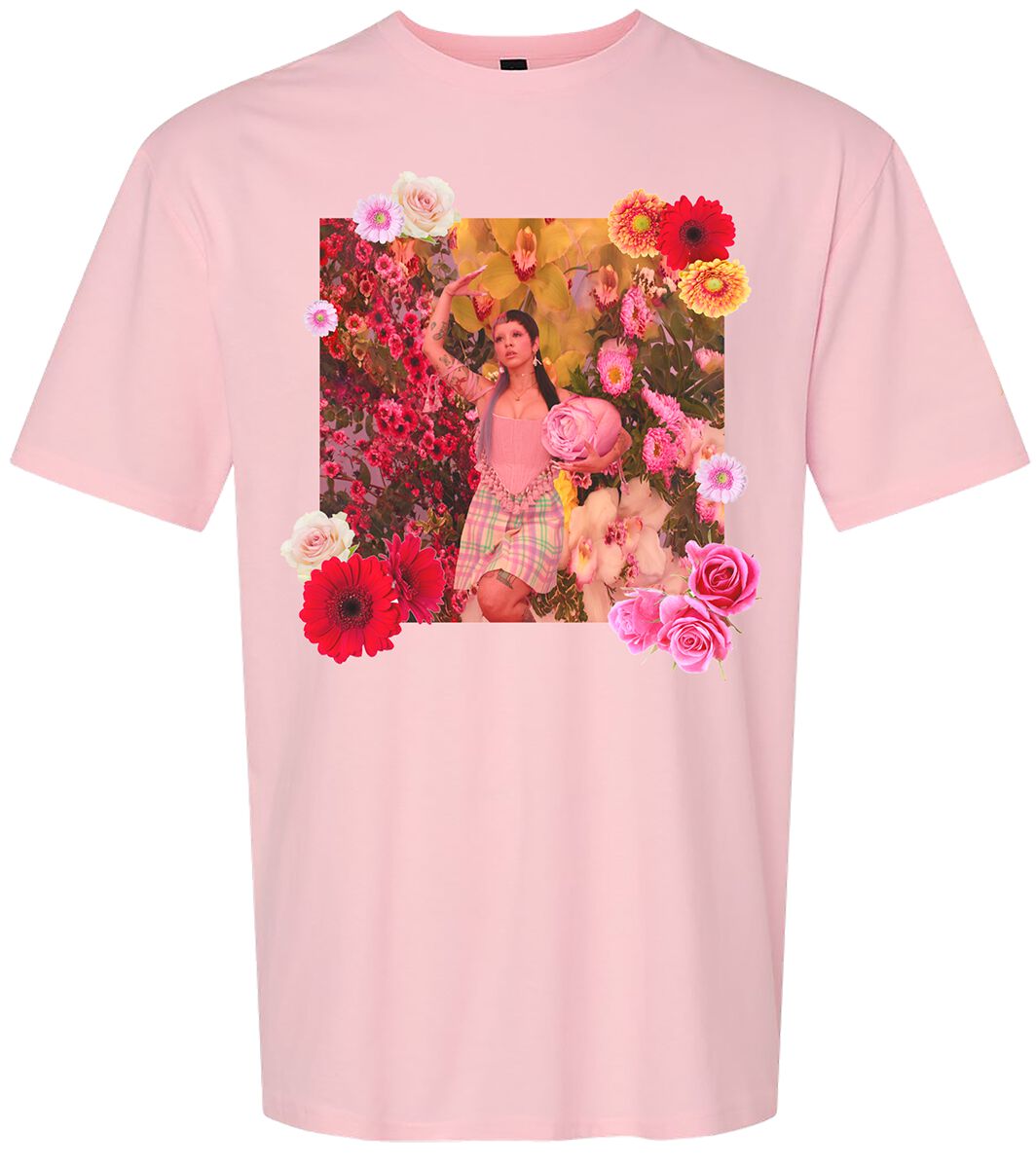 Martinez, Melanie T-Shirt - Spring Flowers - S bis XXL - für Männer - Größe L - rosa  - Lizenziertes Merchandise! von Martinez, Melanie