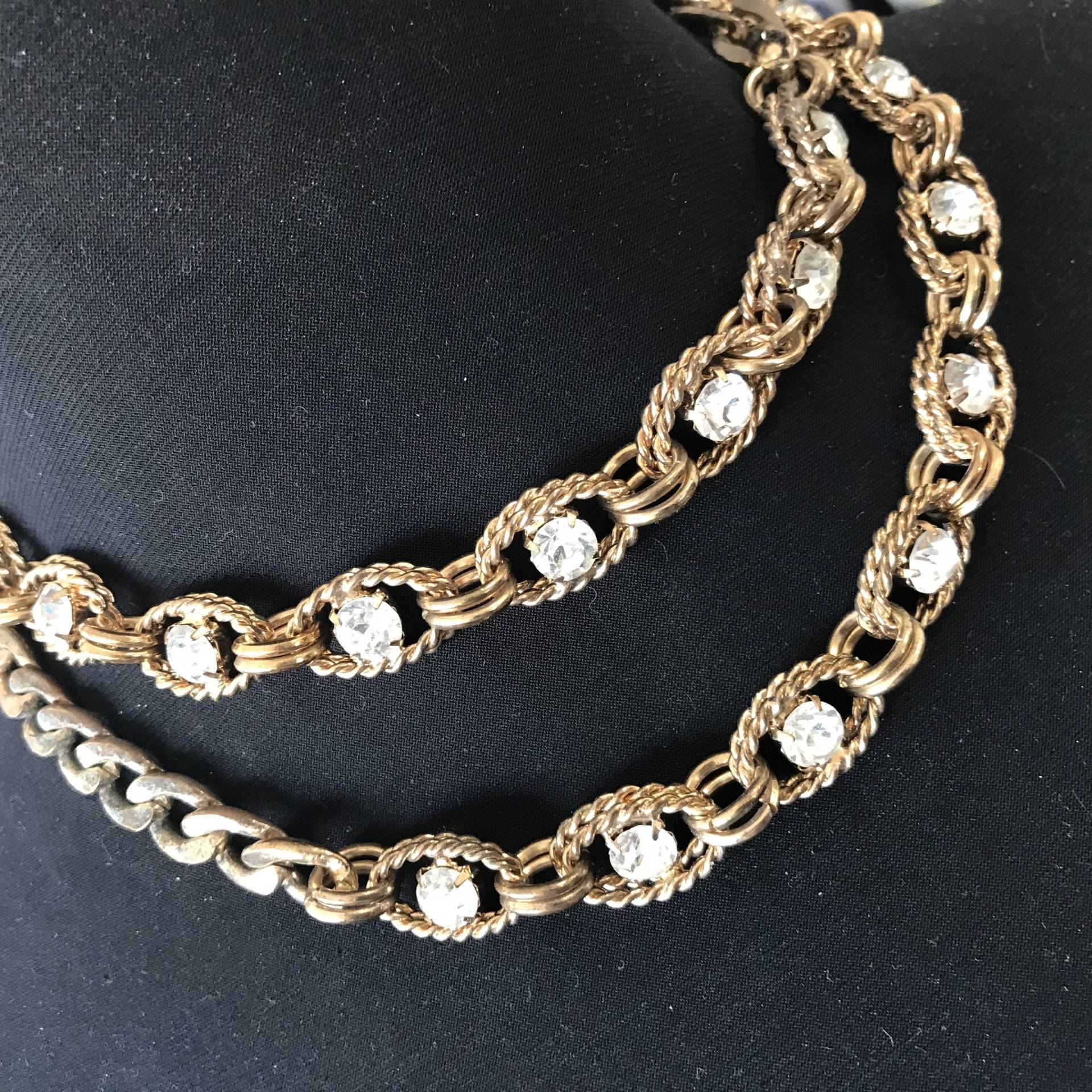 Vintage Strass Gürtel/Halskette, High End Kette Schmuck, Geschenke Für Sie von MartiniMermaid