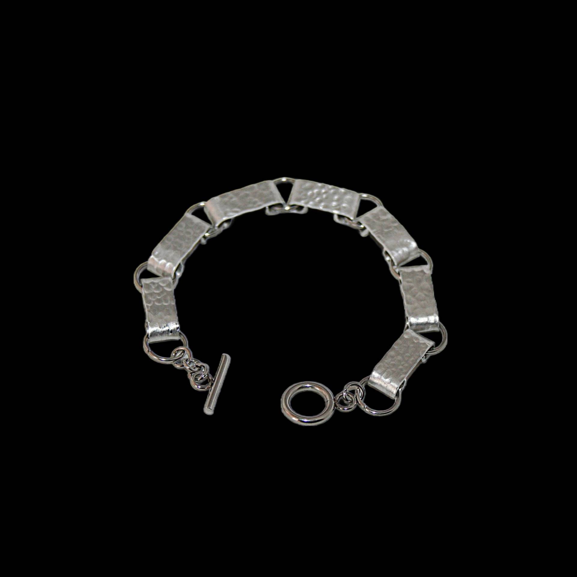 Alu Armband , Handgefertigtes Gliederarmband Silbernes Geschenk von MartuJewelry