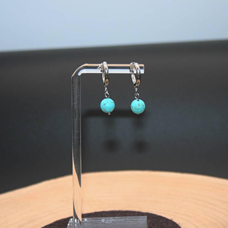 Perlen Ohrringe/Hoop Ohrringe, Baumelnde Perlenohrringe Ohrhänger Schmuck Geschenk von MartuJewelry