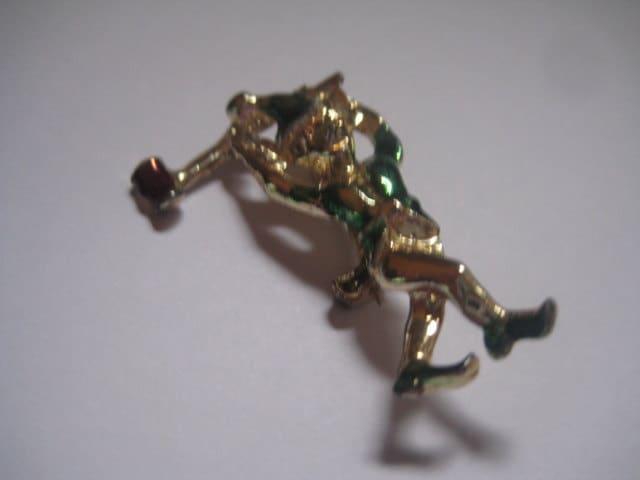 Kobold Figürliche Vintage Pin Mit Emaille von MartysGems