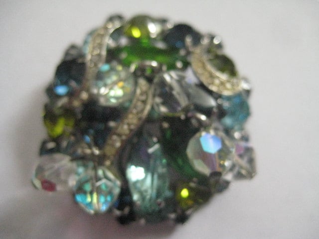 Kramer Dome Pin in Blau Und Grün Mit Bauwinkeln Sehr Einzigartig von MartysGems