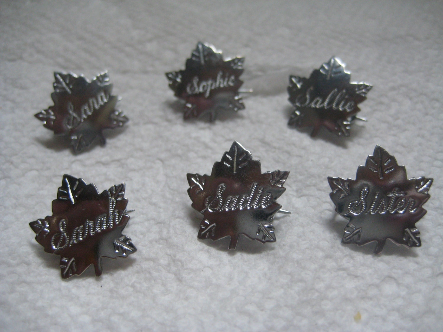 Liberty Silber Ahornblatt Namensstifte Buchstabe S von MartysGems