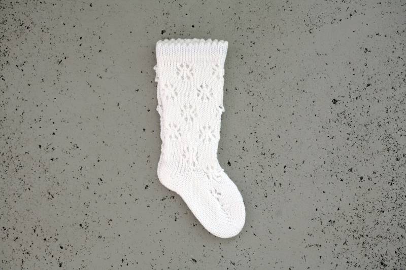 Baby Lace Socken Gestrickt Baumwolle Oder Merinowolle, Taufgeschenk von Marumakids