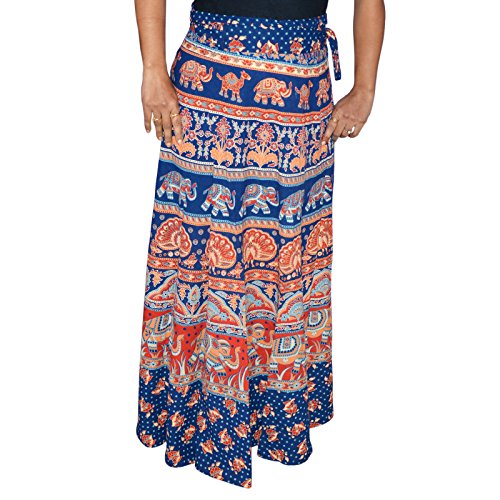 Marusthali Bedruckter Elefant und, türkis, One size von Marusthali