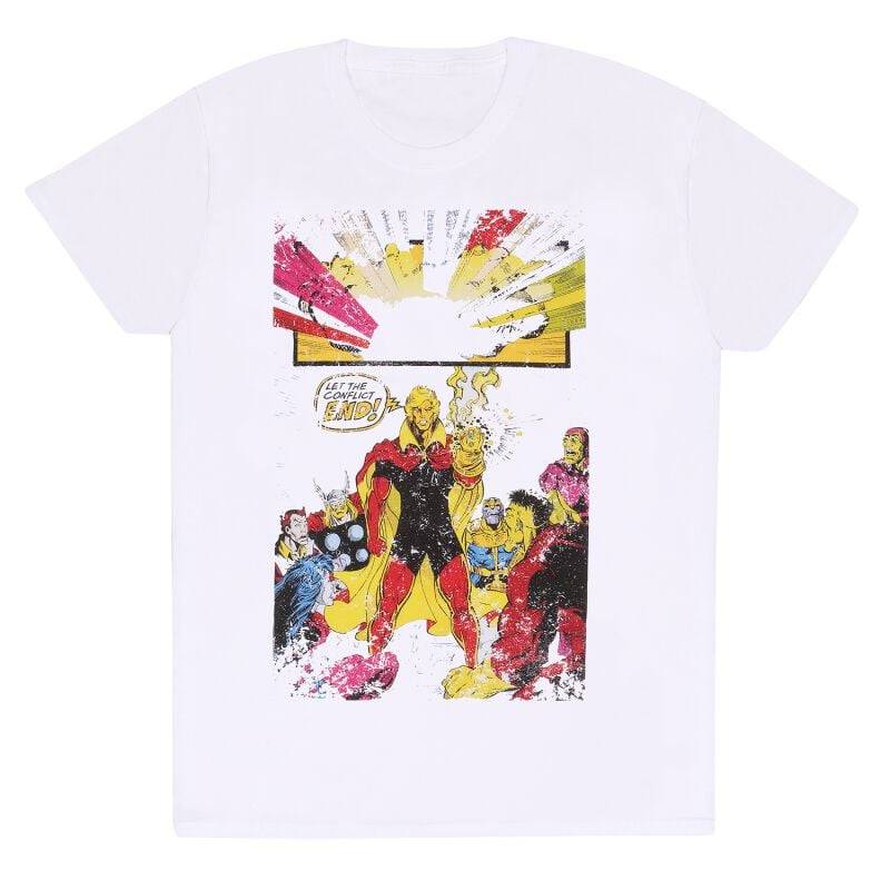 Marvel Comics Warlock Guantlet T-Shirt weiß in M Marvel Comics Warlock Guantlet T-Shirt weiß in M von Marvel Comics