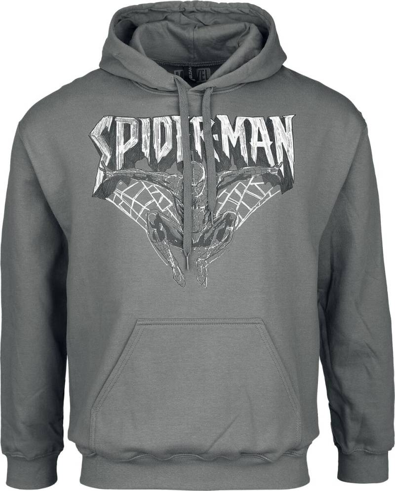 Marvel Spider Man Spider Man Sketch Kapuzenpullover charcoal in XL Marvel Spider Man Spider Man Sketch Kapuzenpullover charcoal in XL von Marvel Spider Man