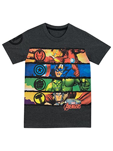 Avengers Jungen Avengers T-Shirt 122 Grau von Marvel