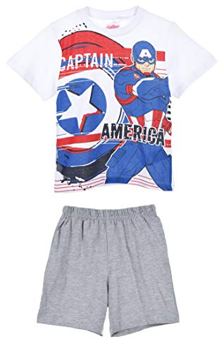 Avengers Jungen Kurz Pyjama Schlafanzug von Marvel