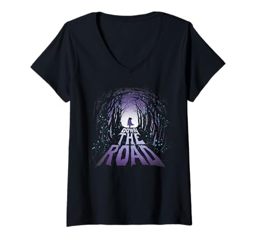 Damen Marvel Agatha All Along Agatha Harkness Down the Road T-Shirt mit V-Ausschnitt von Marvel