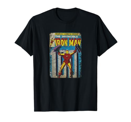 Iron Man Classic Retro Comic Vintage Cover Graphic T-Shirt von Marvel