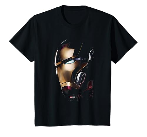 Marvel Kinder Avengers Endgame Avenge The Fallen Iron Man T-Shirt, Schwarz, Kurzarm, Klassisch, EU 80 Monate, Unisex-Kinder von Marvel