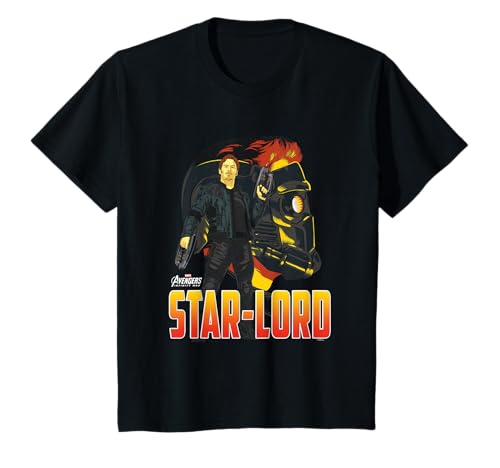 Kinder Avengers Infinity War Star Lord Character T-Shirt von Marvel
