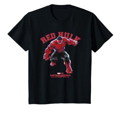 Kinder Captain America Red Hulk T-Shirt von Marvel