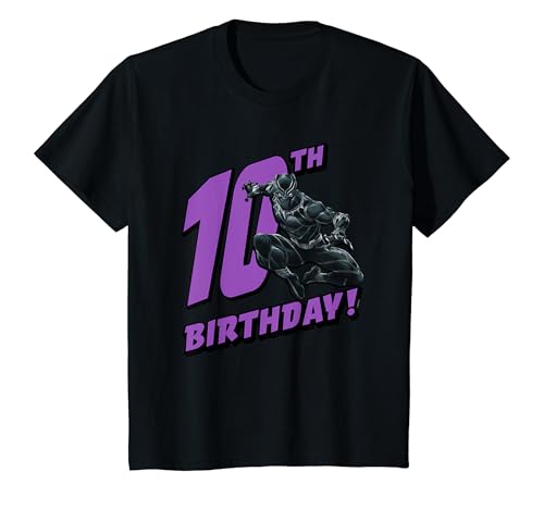 Kinder Marvel Black Panther 10th Birthday T-Shirt von Marvel