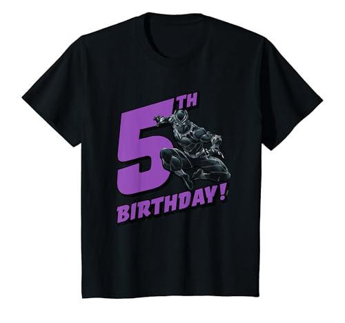 Kinder Marvel Black Panther 5th Birthday T-Shirt von Marvel