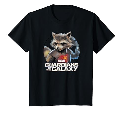 Kinder Marvel Guardians of the Galaxy Rocket Circle Kids T-Shirt T-Shirt von Marvel