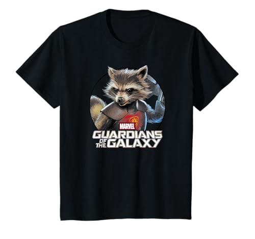 Kinder Marvel Guardians of the Galaxy Rocket Circle Kinder T-Shirt T-Shirt von Marvel