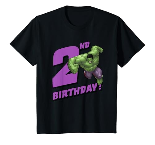 Kinder Marvel Hulk 2nd Birthday T-Shirt von Marvel