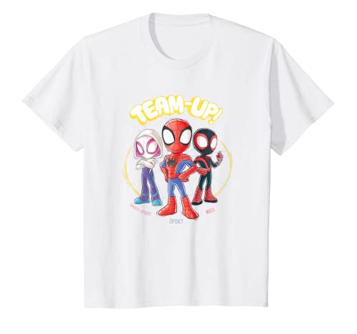 Kinder Marvel Spidey and His Amazing Friends Team Up! T-Shirt von Marvel
