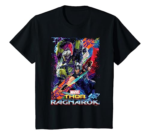 Kinder Marvel Thor Ragnarok Hulk Neon Pop Poster Kids T-Shirt T-Shirt von Marvel