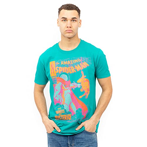 MARVEL Herren Spiderman Madness T-Shirt, Jade, XXL von Marvel