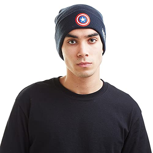 MARVEL Mütze Captain America Shield marine one size von Marvel