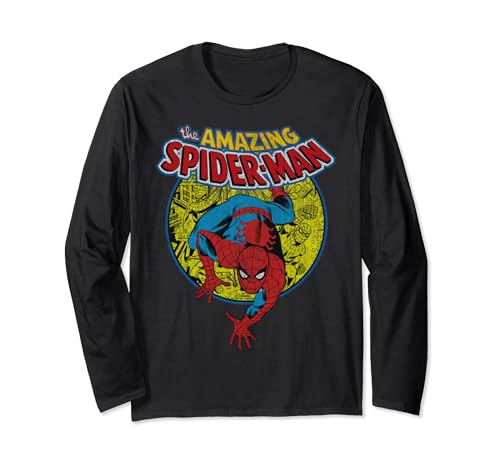 Marvel Amazing Spider-Man Vintage Comic Langarmshirt von Marvel