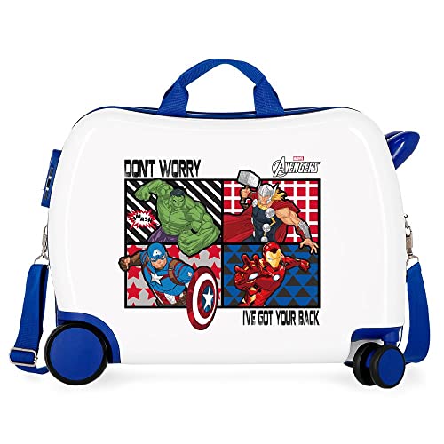 Marvel Avengers All Avengers Kinder-Koffer Mehrfarbig 50x38x20 cms Hartschalen ABS Kombinationsschloss 34L 2,1Kgs 4 Räder Handgepäck von Marvel