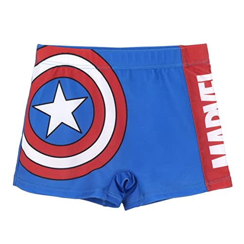 Marvel Avengers Badeshorts für Jungen, Badeanzug Boxer Shorts, Badehose für Jungen, Atmungsaktiv und Schnell Trocknend, Größe 5 Jahre von Marvel