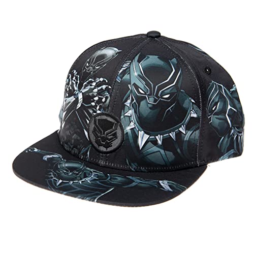 Marvel Avengers Baseballkappe, Einheitsgröße, Baseballmütze für Herren, bequeme Mütze, Avengers Geschenk für Männer, Herren Merchandise, Black Panther, Einheitsgröße von Marvel